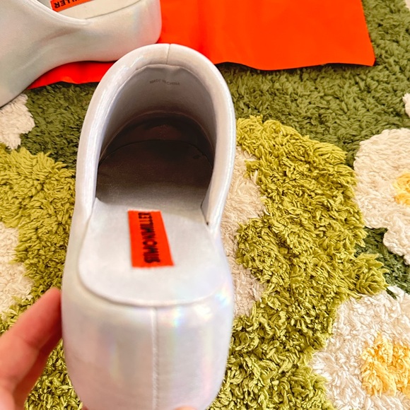 Simon Miller Iridescent Slip-On Mules - Picture 4 of 8